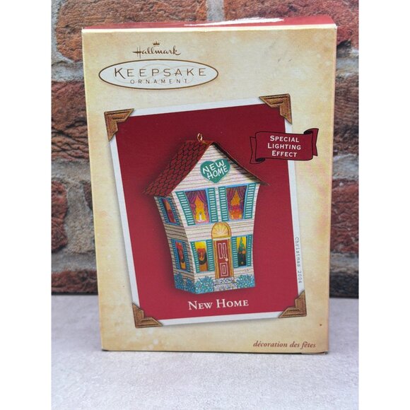 Hallmark Other - Hallmark Keepsake Ornament New Home 2004 Tin Holiday Decoration With Box